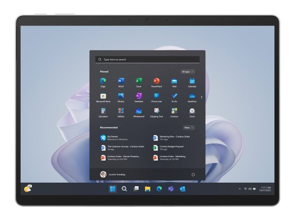 Microsoft Surface Pro 9, 13" Tablet, Microsoft SQ3 / 3,0GHz, 16GB, 256GB, Intel Iris Xe Grafik, Win 
