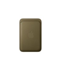 Apple iPhone Feingewebe Wallet mit MagSafe Dunkeloliv