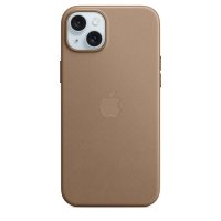 Apple iPhone 15 Plus Feingewebe Case mit MagSafe Taupe