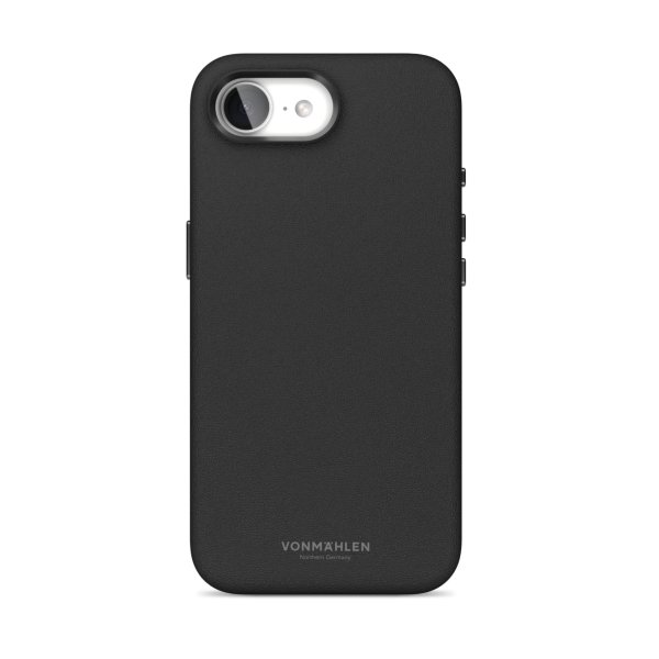 Vonmählen Vegan Leder Case für Apple iPhone 17e, Schwarz