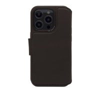 Decoded Leder MagSafe Wallet für iPhone 14 / 13 / 12 Pro Max Schwarz