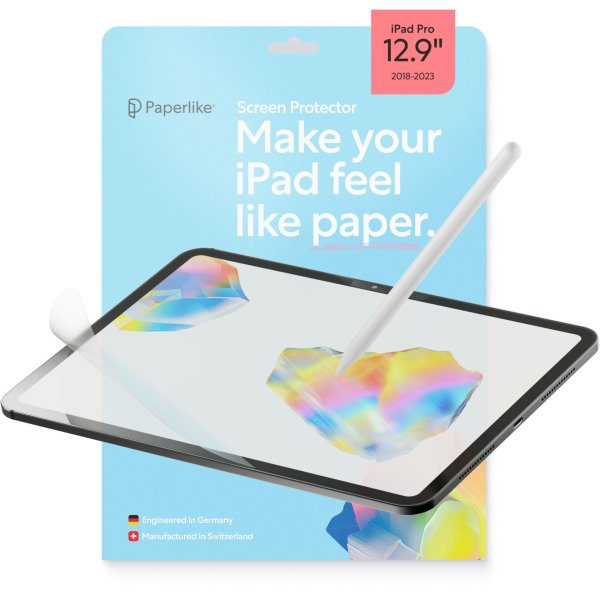 Paperlike 3 Displayschutzfolie für Apple iPad Pro 12,9'' (3./4./5./6. Gen), 2er Pack