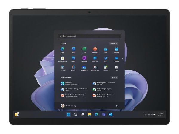 Microsoft Surface Pro 9, 13" Notebook, Intel Core i5-1245U / 4,4GHz, 16GB, 256GB, Intel Iris Xe Graf