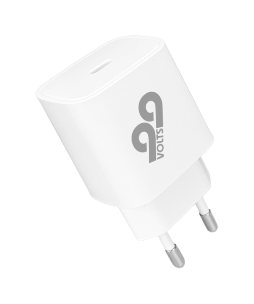 99VOLTS ECO Line Power Adapter, 20W, 1x USB-C, Weiß