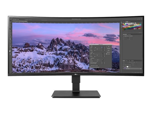 LG 35BN77C-B, 35" LED-Monitor, gebogen, 3440 x 1440 UWQHD @ 100Hz, Schwarz