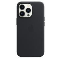 Apple Leder Case für iPhone 13 Pro Mitternacht
