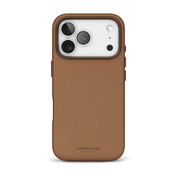 Vonmählen Vegan Leder Case für Apple iPhone 17 Pro, Braun