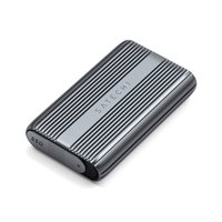 Satechi USB4 NVMe SSD Pro - SSD-Gehäuse - M.2 - 40 Gbit/s - USB Anschluss - Grau - Transparent