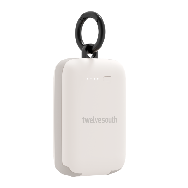 Twelve South PowerClip, Powerbank 2000mAh, Dune, USB-C, 2.000 mAh