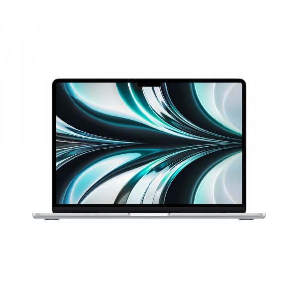 Apple MacBook Air 13", Silber, M2 Chip mit 8 Core CPU und 8 Core GPU und 16 Core Neural Engine, 8GB,