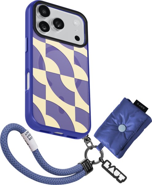 LAUT Keyko Pop Case für Apple iPhone 17 Pro, Indigo Tide