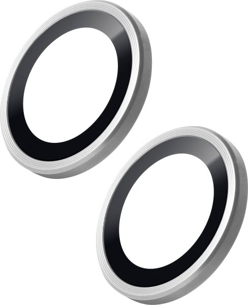LAUT Ring Kamera Schutzglas für Apple iPhone 15 / 15 Plus, Schwarz