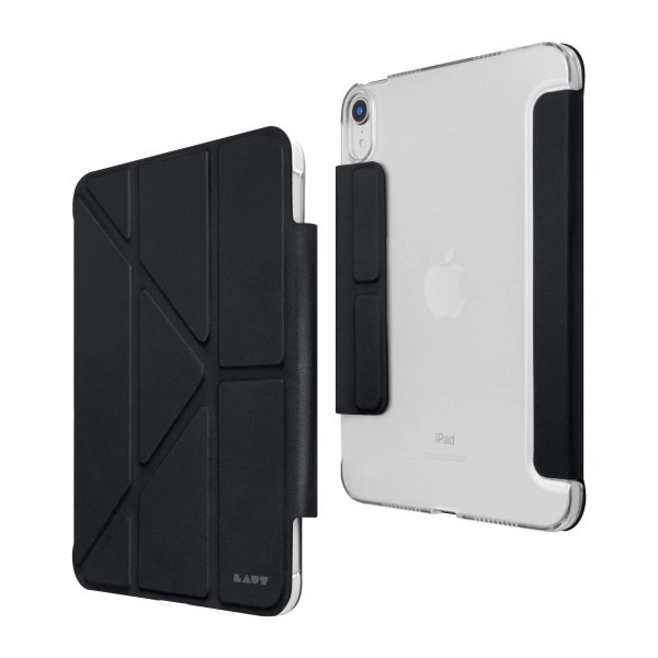 LAUT HUEX Folio Case für Apple iPad mini (A17 Pro/6. Gen), Schwarz