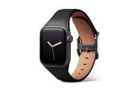 Bellroy Classic Leder Armband für Apple Watch Schwarz
