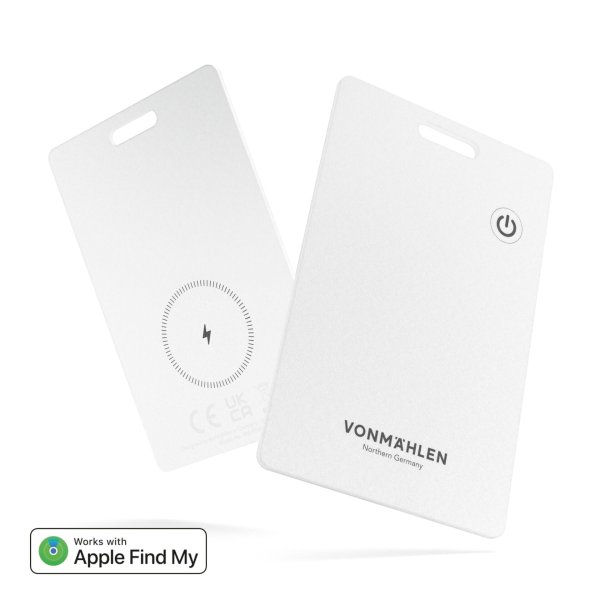 Vonmählen FindMe, Bluetooth Tracking Karte, Portemonnaie Finder, Weiß