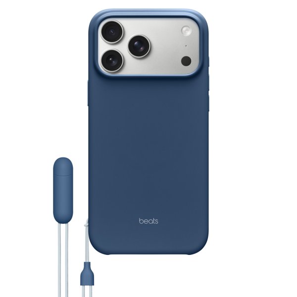 Beats Kickstand Case mit MagSafe und Kamerasteuerung für Apple iPhone 17 Pro Max, Felsblau