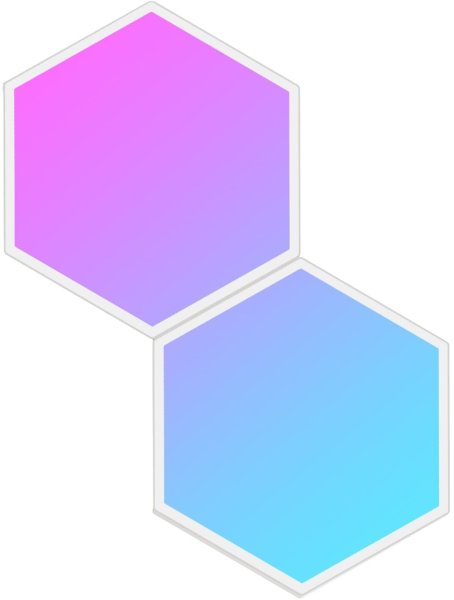 Govee RGBIC Glide Hexa Light Panels Expansion Pack (2 pcs)