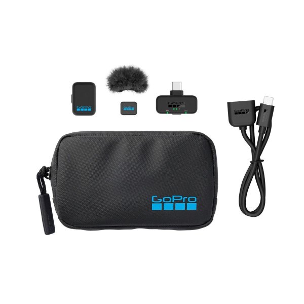 GoPro Kabelloses Mikrofon – USB-Kit, Schwarz