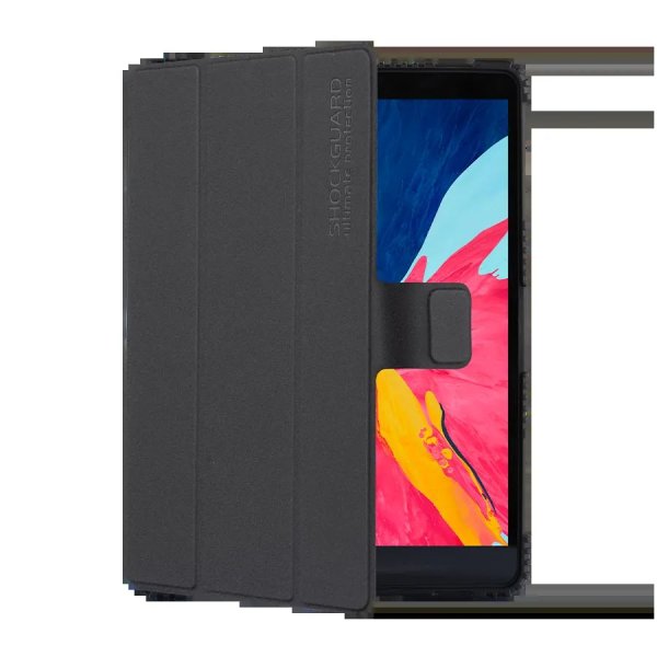 Shockguard View Folio Case für Apple iPad Air 11" (M2/M3) / iPad Air 10,9“ (4./5. Gen), Schwarz