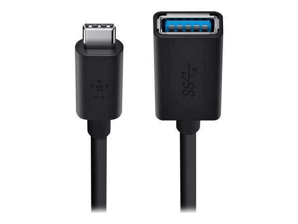 Belkin USB-C / USB-A Adapter, Schwarz