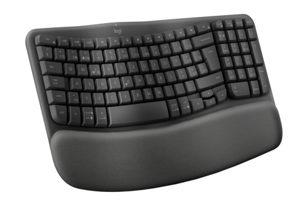 Logitech Wave Keys Business, Wireless Tastatur, Schweiz, Graphit