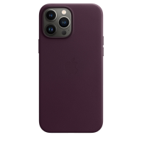 Apple Leder Case für iPhone 13 Pro Max Dunkelkirsch